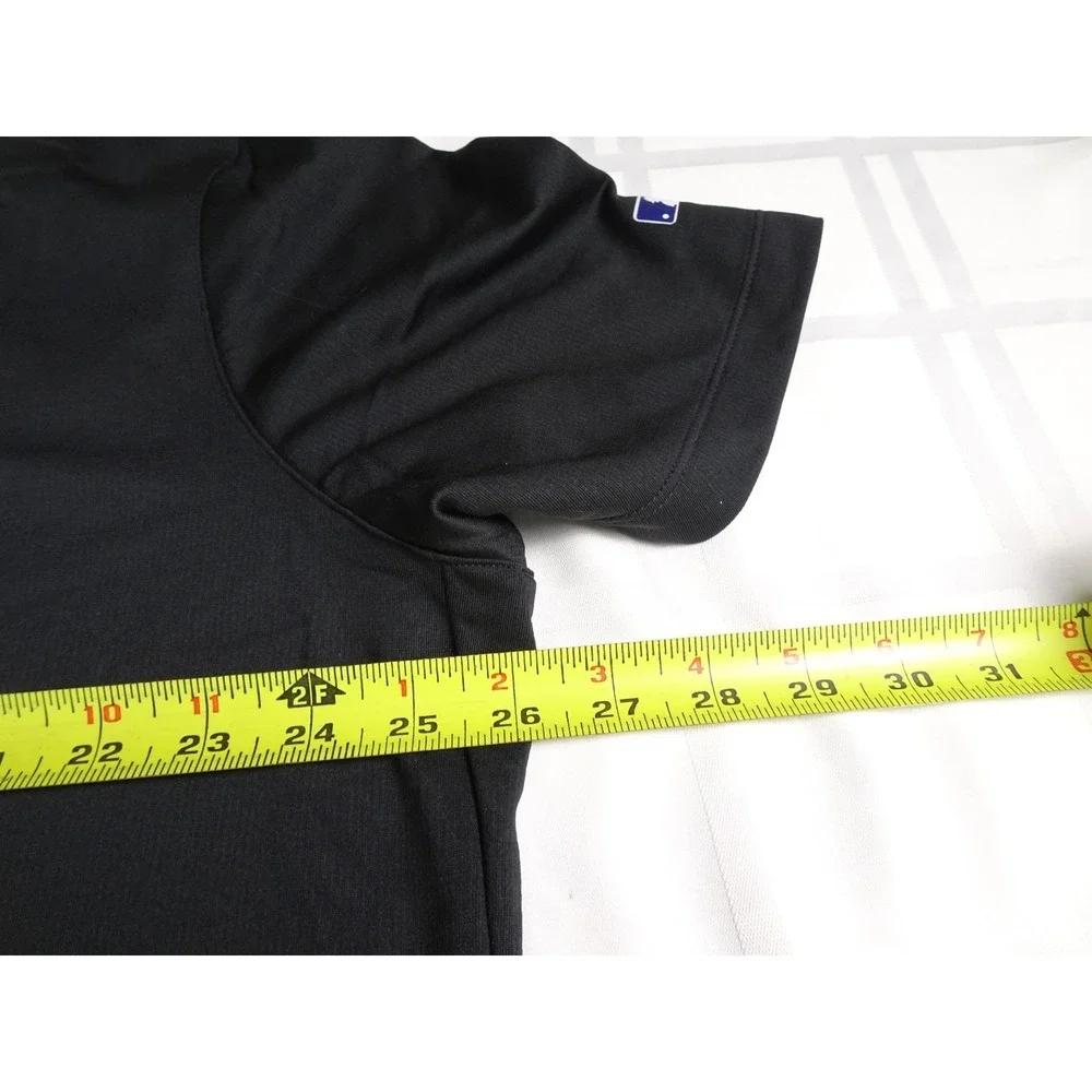 Dream Series USA Baseball Polo. Men's 2XL. Black, short sleeve - Picture 6 of 10